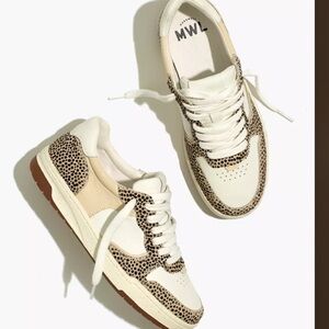 Madewell Court Sneakers in Spotted Calf Hair MD783